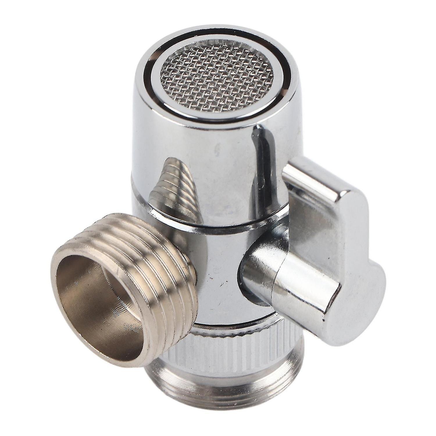 Bathroom Kitchen Basin Sink Faucet Splitter Diverter Valve To Hose Adapter M24