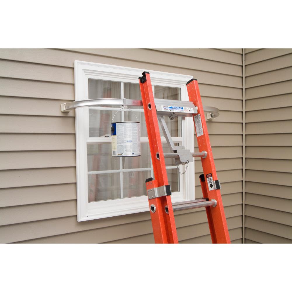 Aluminum Ladder Stabilizer for Extension Ladders. Attaches In Minutes ;