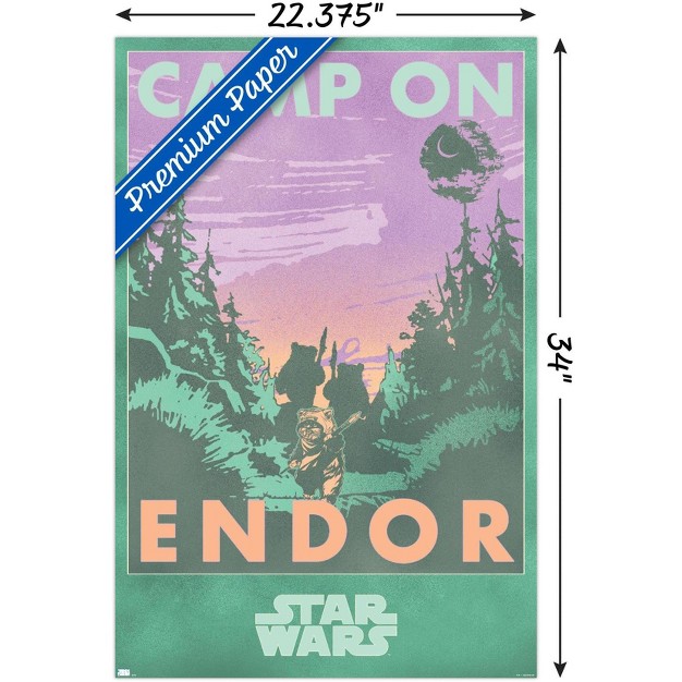 Trends International Star Wars Endor Camp On Endor Unframed Wall Poster Prints