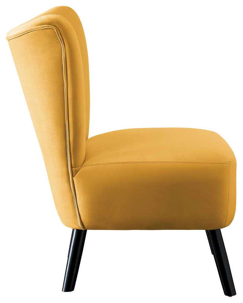 Davi Accent Chair   Midcentury   Armchairs And Accent Chairs   by Lexicon Home  Houzz