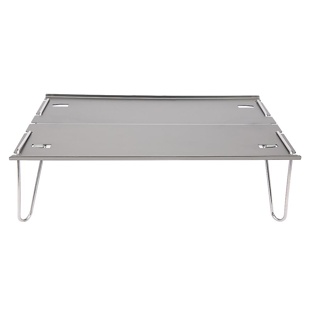 Camping Folding Table Ultralight Foldable Table Portable Aluminium Alloy Picnic Table Grey