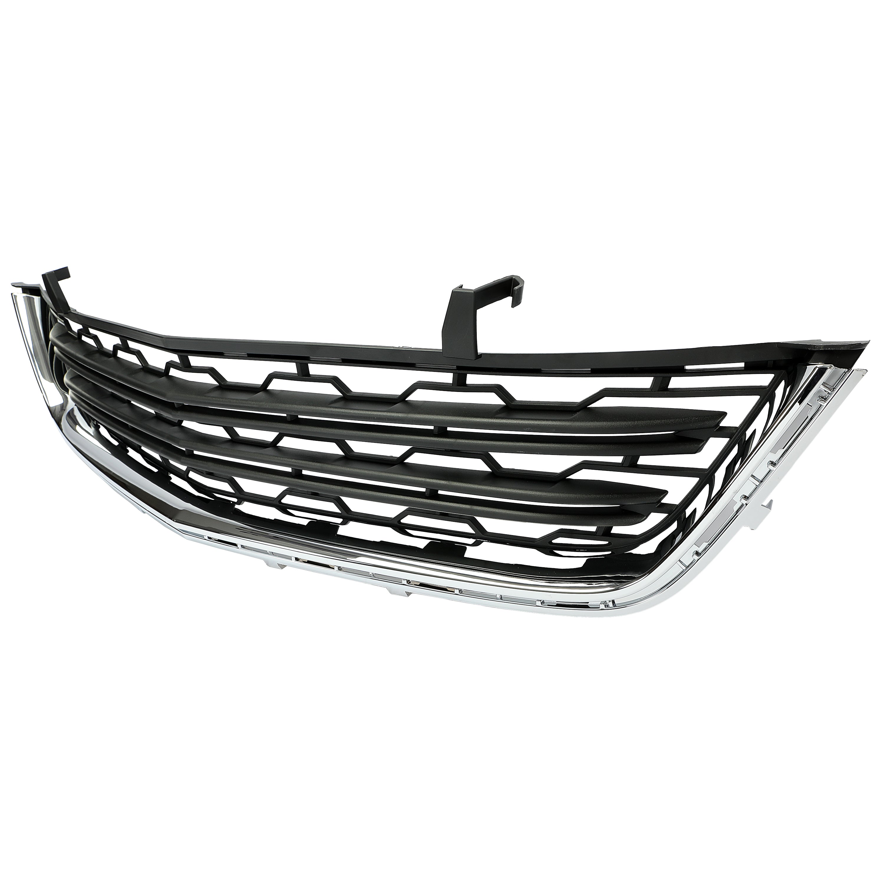 KOJEM Front Lower Bumper Cover Grille Black Chrome for 2013-2017 2014 2015 2016 Chevrolet Traverse (Submodel: LS， LT) 4-Door Replacement for 20983791 GM1036154C