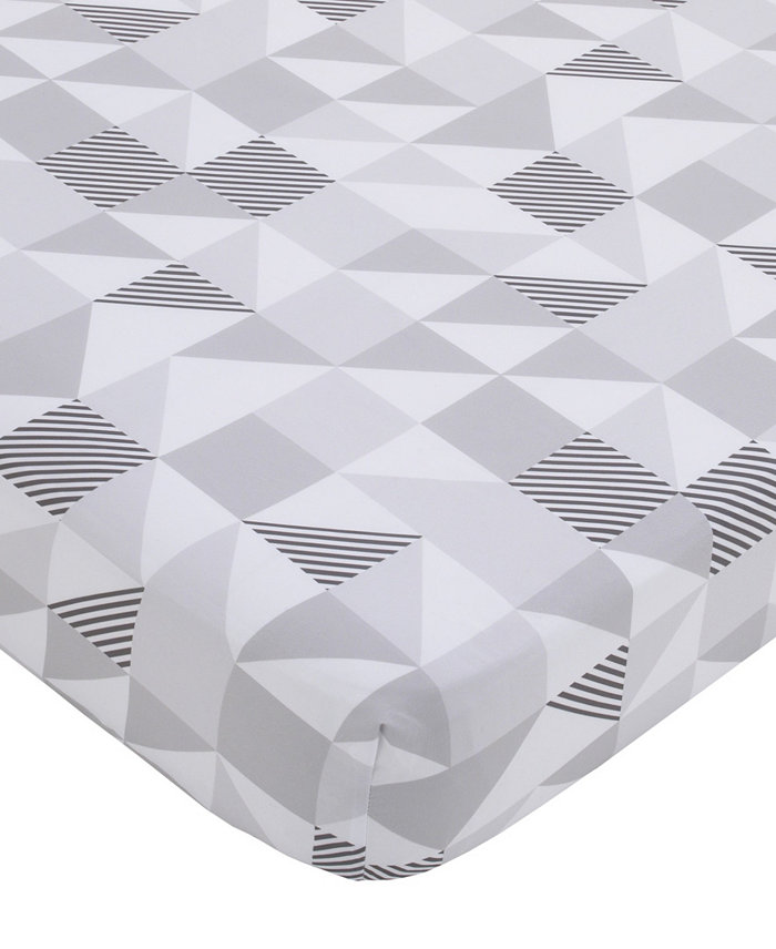 NoJo NoJo Modern Geometric Print Fitted Crib Sheet