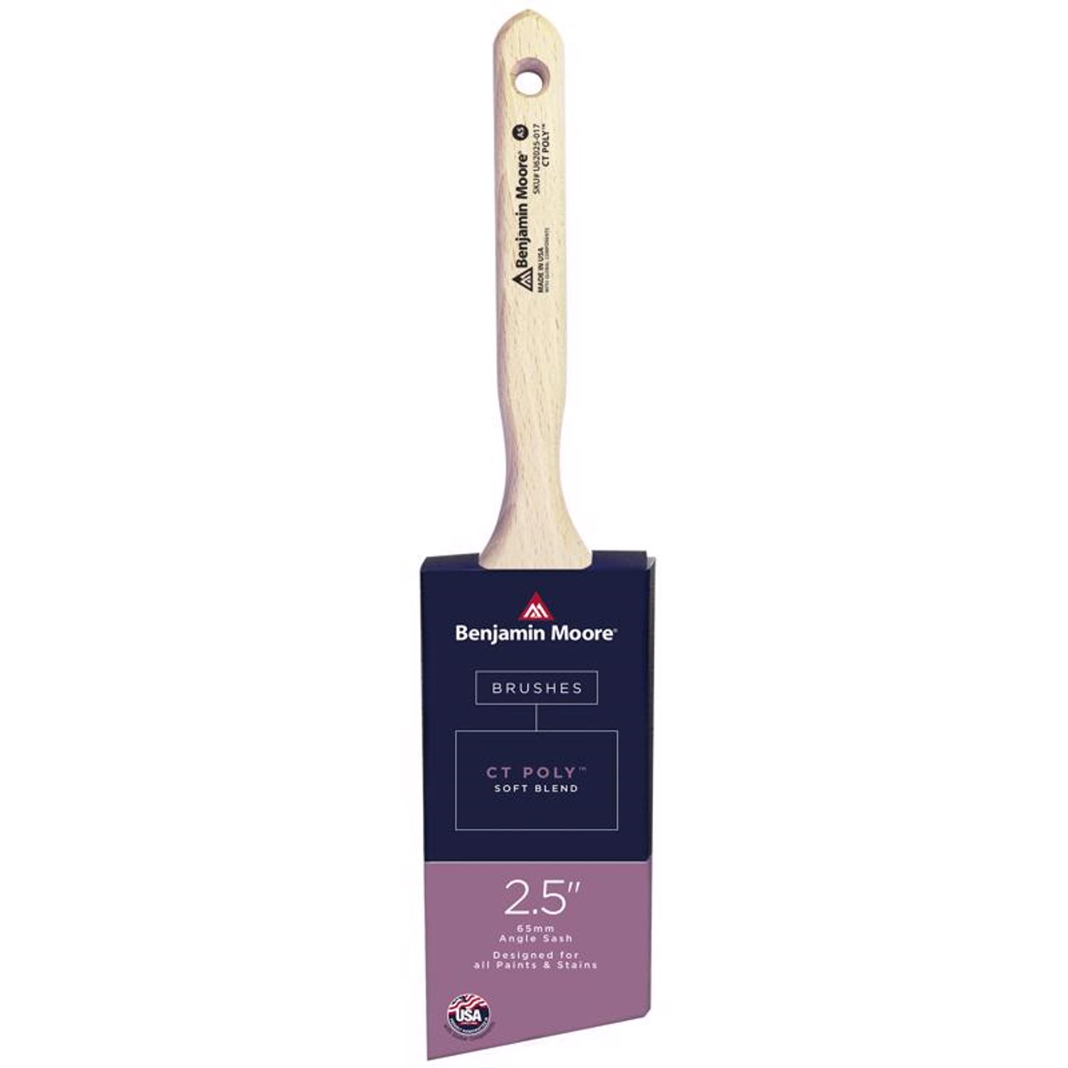 Benjamin Moore CT Poly 2-1/2 in. Soft Angle Paint Brush