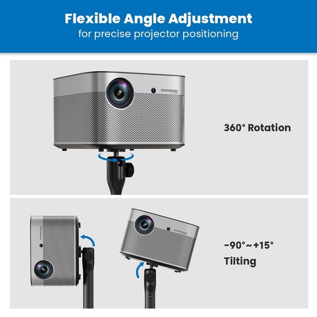 Screw And Platform Portable Projector Stand For Mini Projectors