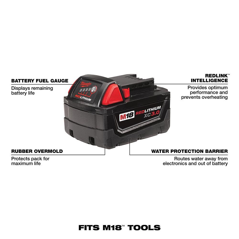 Milwaukee M18 REDLITHIUM HIGH OUTPUT CP3.0 Battery 48-11-1835 from Milwaukee