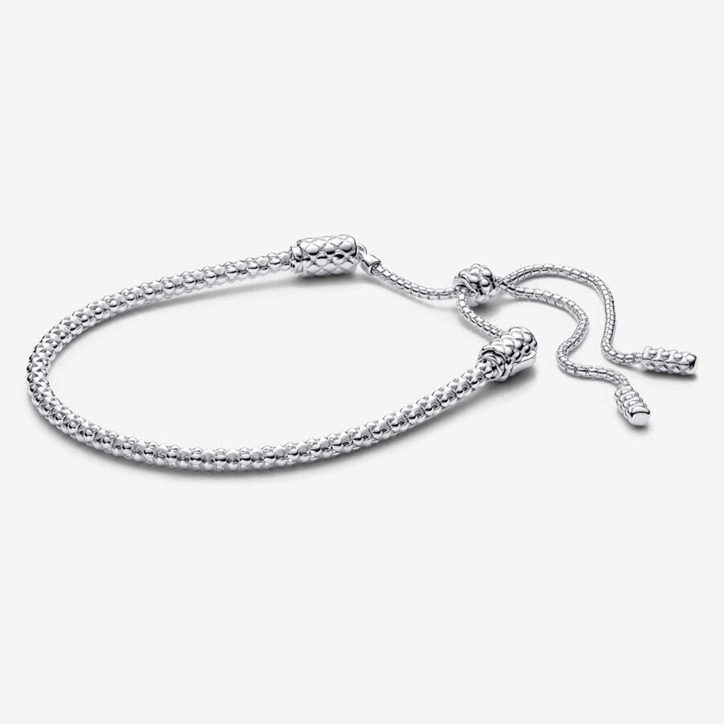 PANDORA  Pandora Moments Studded Chain Slider Bracelet - Sterling Silver