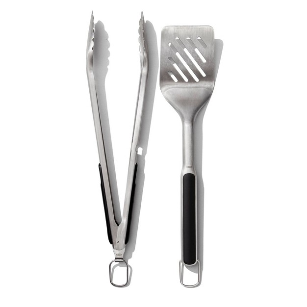 Oxo Grilling Turner And Tong Set