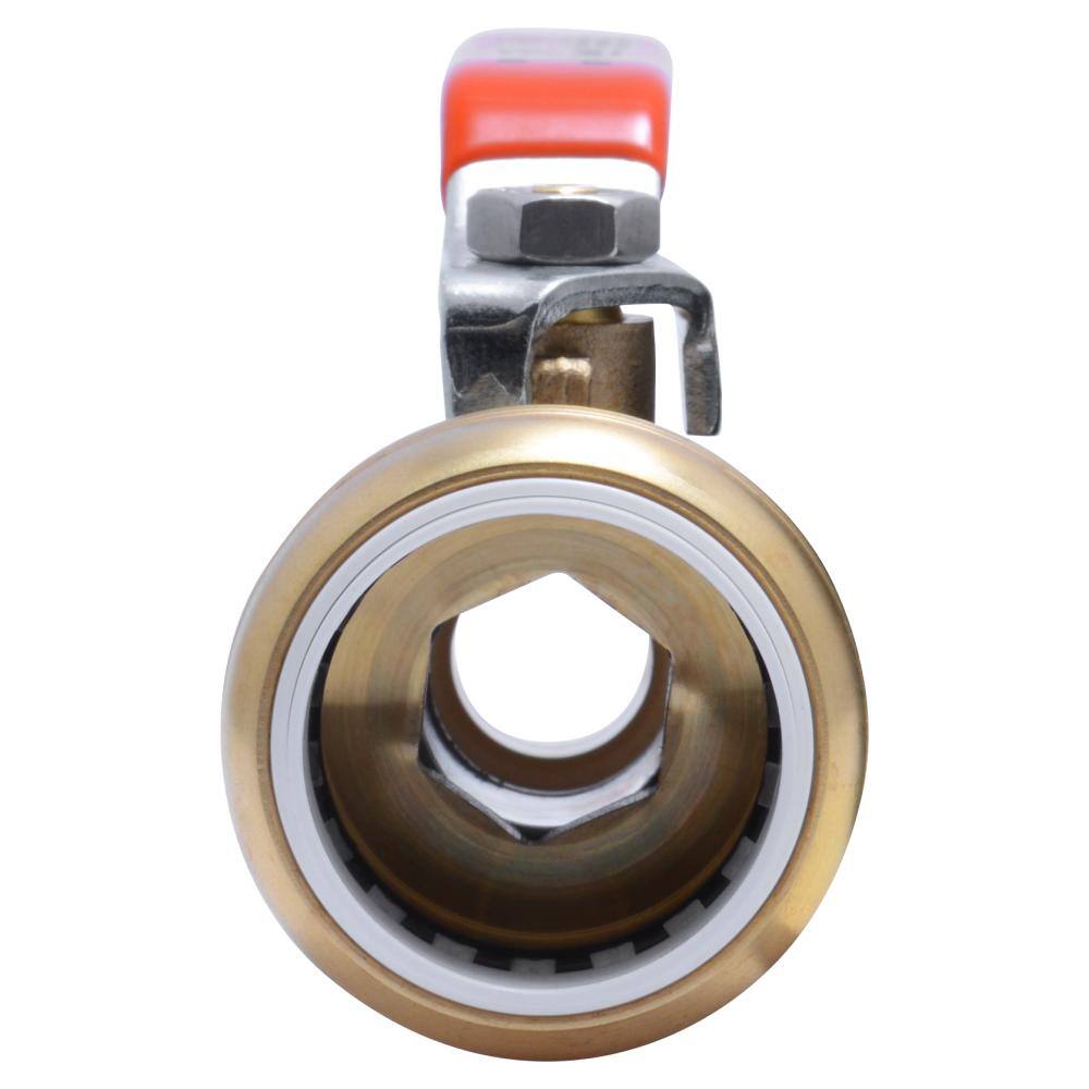 SharkBite 1 in. Push-to-Connect PVC IPS x 34 in. CTS Brass Ball Valve 25551LF