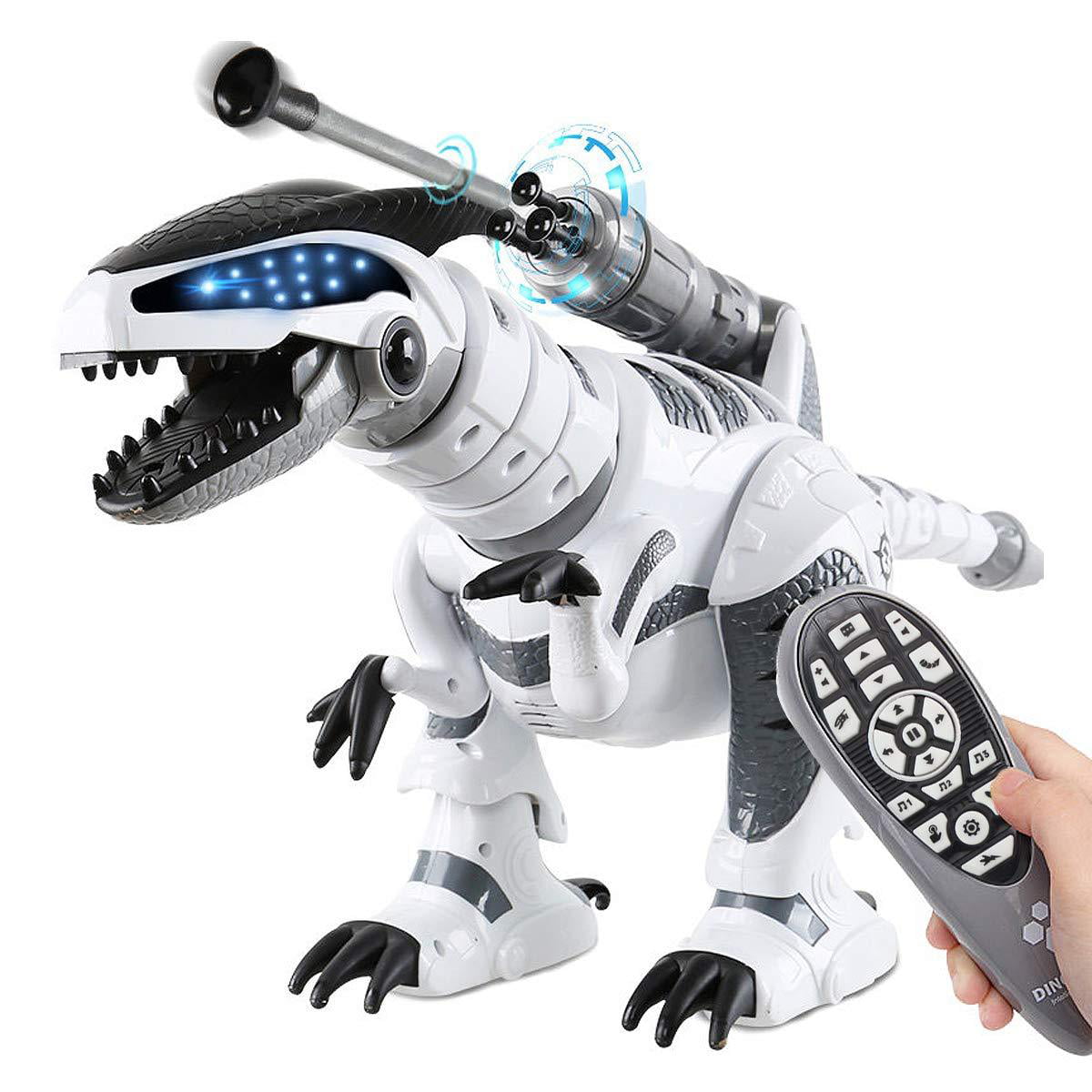 Fistone RC Robot Dinosaur Intelligent Interactive Smart Toy Electronic Remote Controller Robot Walking Dancing Singing with Fight Mode Toys for Kids Boys Girls Age 5 6 7 8 9 10 and Up Year