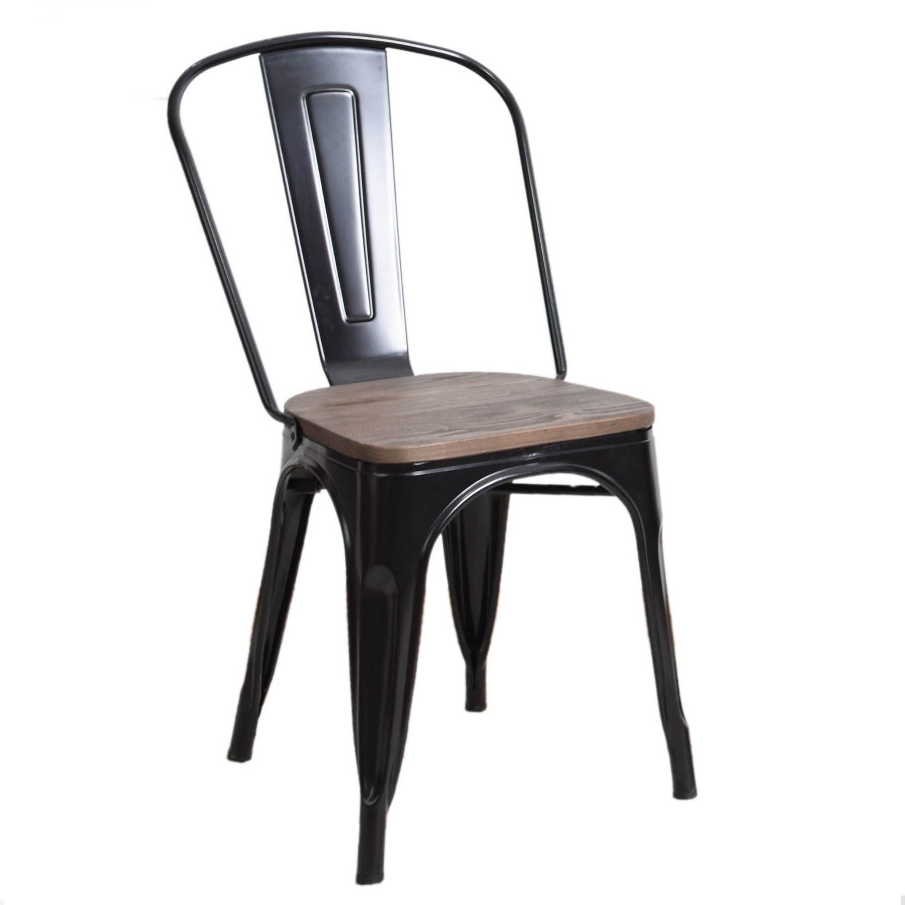 Dinning Chair With Solid Wood Seat  Mc-001K-Bw