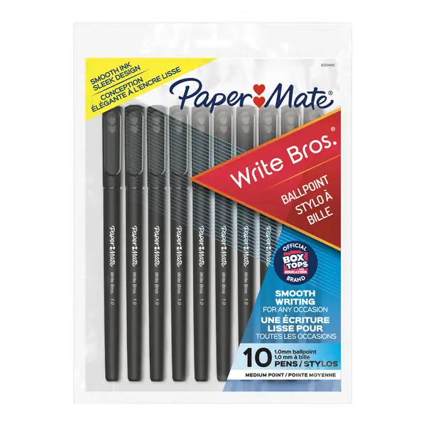 Paper Mate WriteBros 10-Count Ballpoint Pens