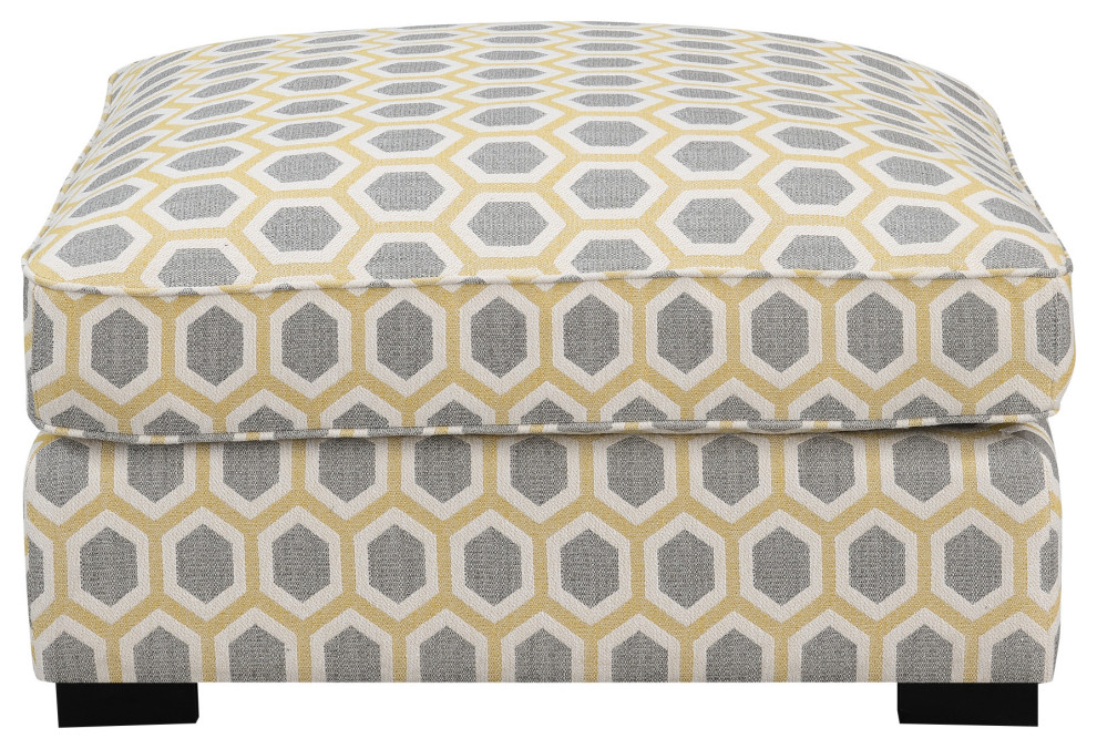 Aidah Ottoman   Contemporary   Footstools And Ottomans   by Lorino Home  Houzz