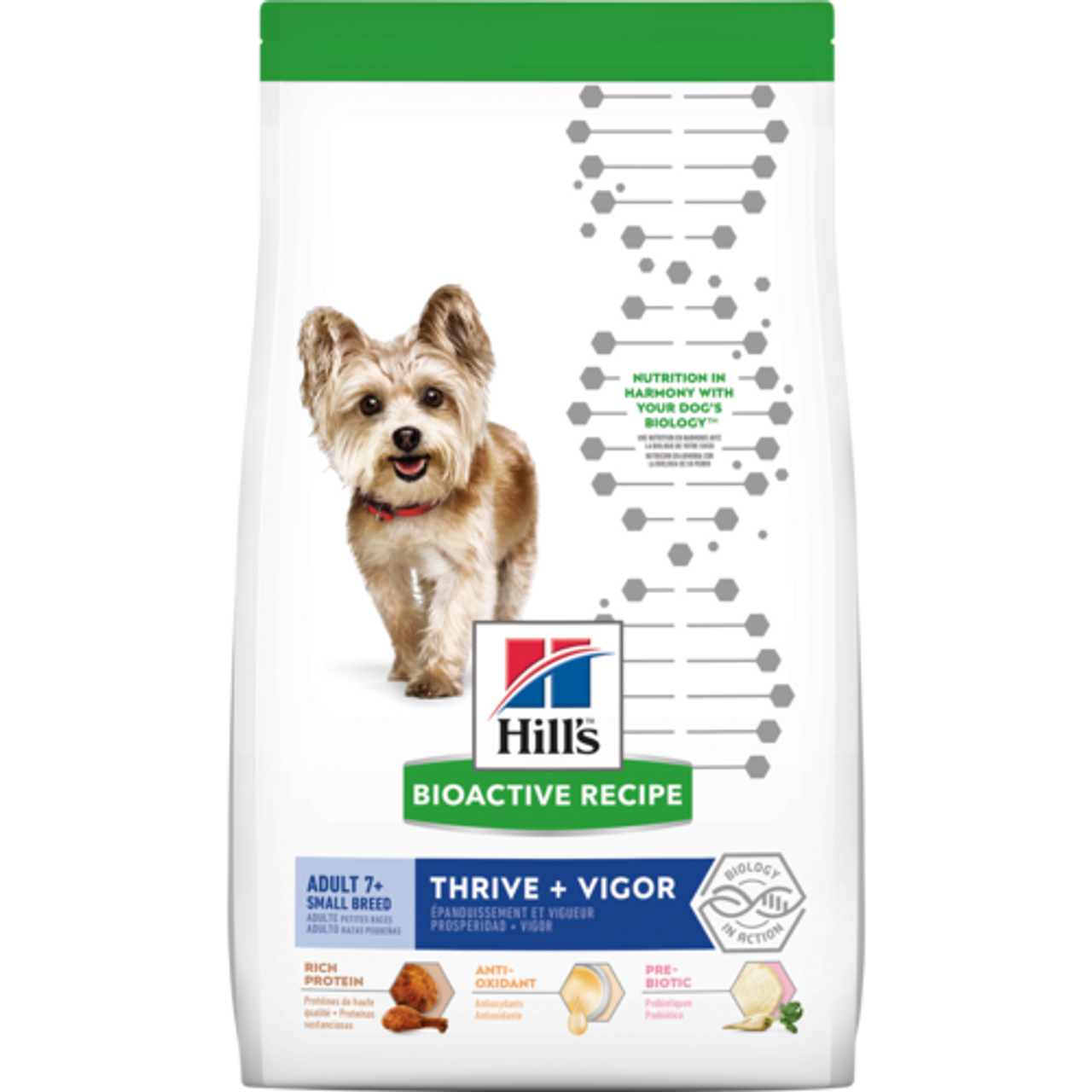 Hill's Bioactive Recipe Adult 7+ Small Breed Thrive + Vigor Dog Food