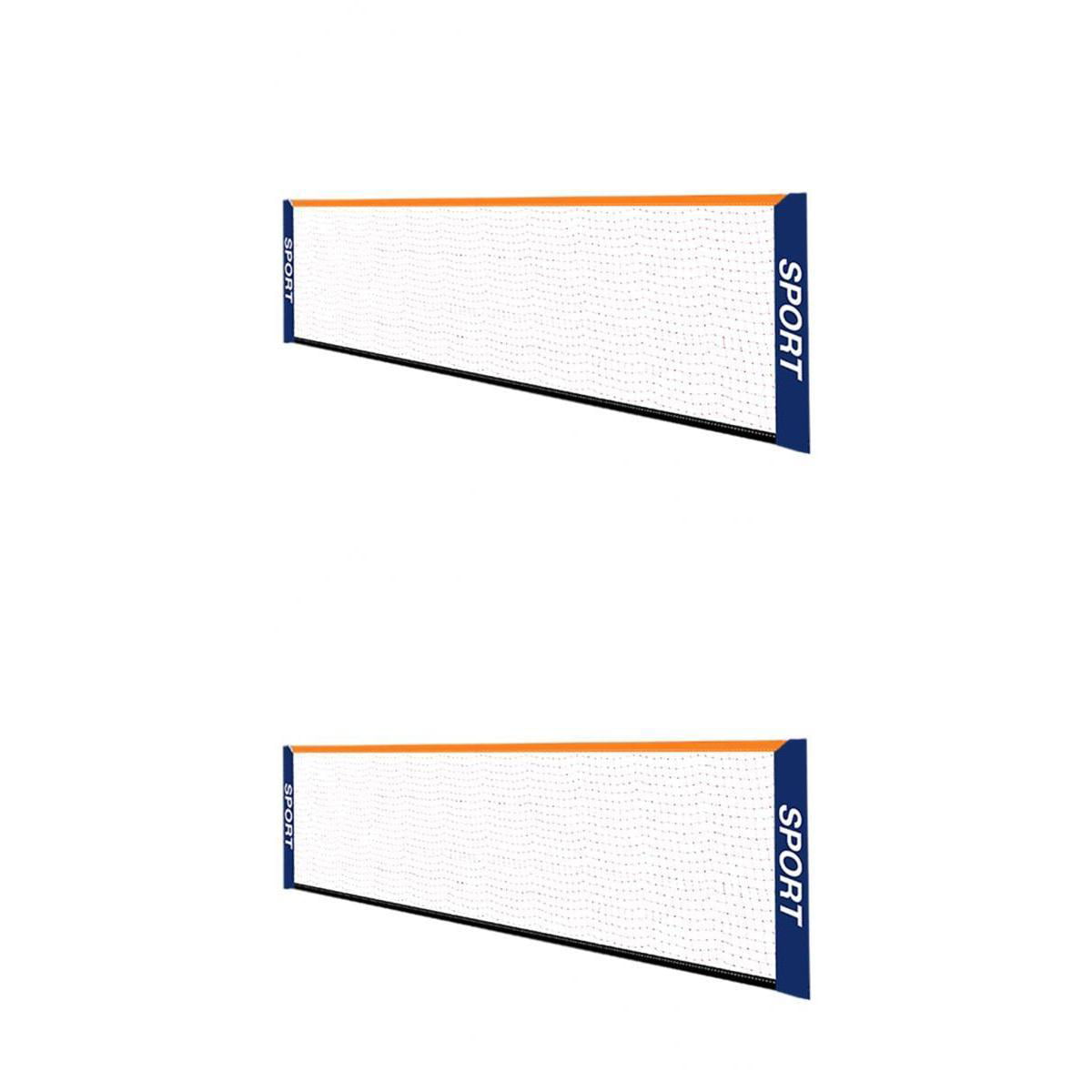 2x Badminton Volleyball Net for Outdoor/Indoor Training Tennis Court Yard