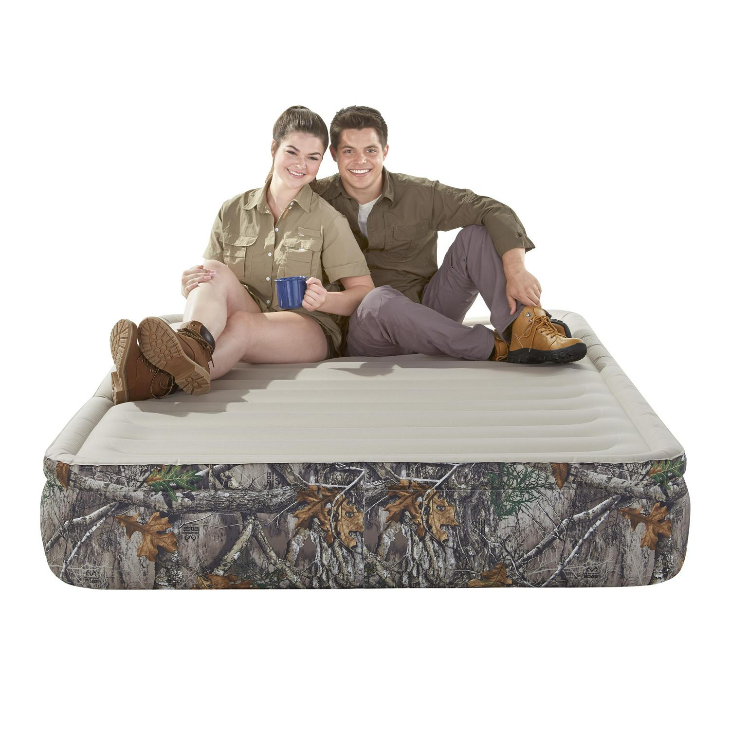 Realtree Camo Sport Air 13 Pillowtop Queen Air Mattress with Express Pump