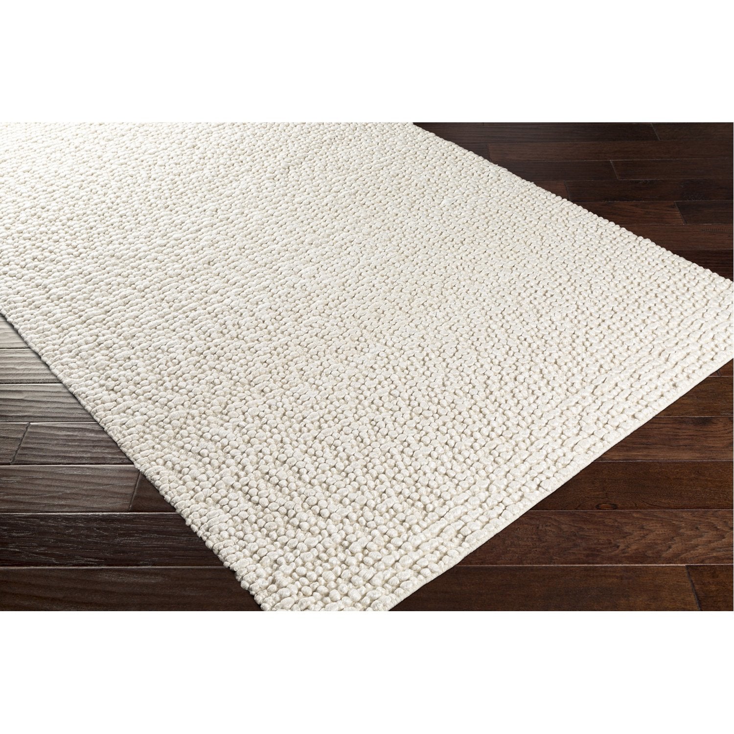 Como Hand Woven Rug in Ivory