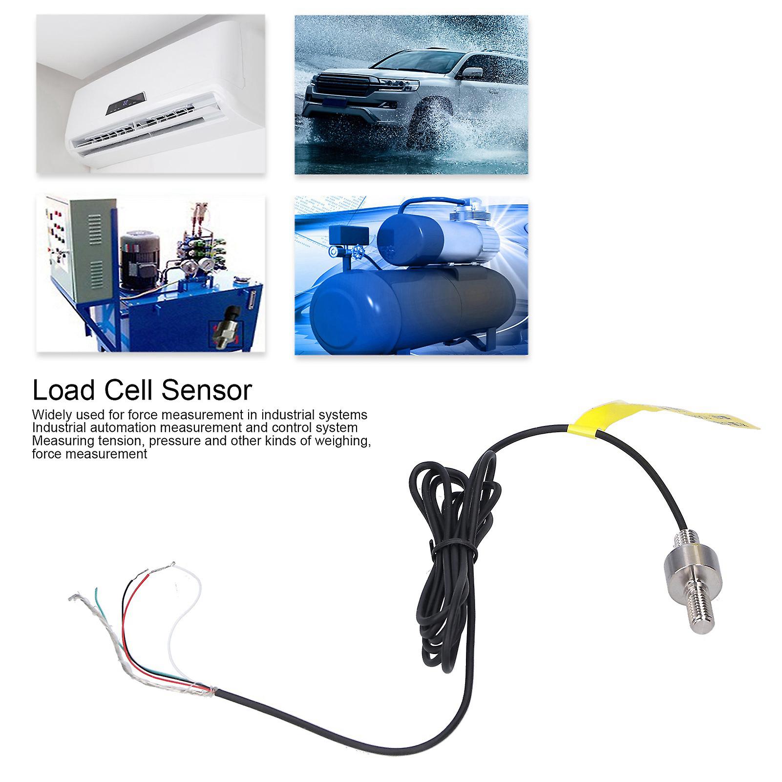 Mini Pull Pressure Force Sensor Industrial Automation Load Cell With Cable Stainless Steel - High Accuracy Strain Sensor For Tension And Pressure Meas