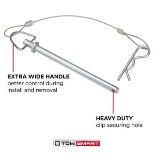 TowSmart 38 in. x 4-34 in. Steel Clevis Pin 1203