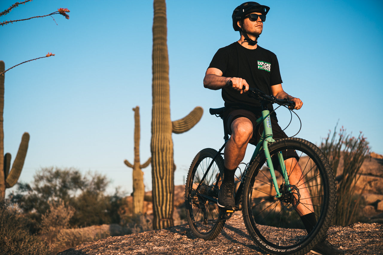 4130 All-Road - Flat Bar - Turquoise Fade (650b / 700c)