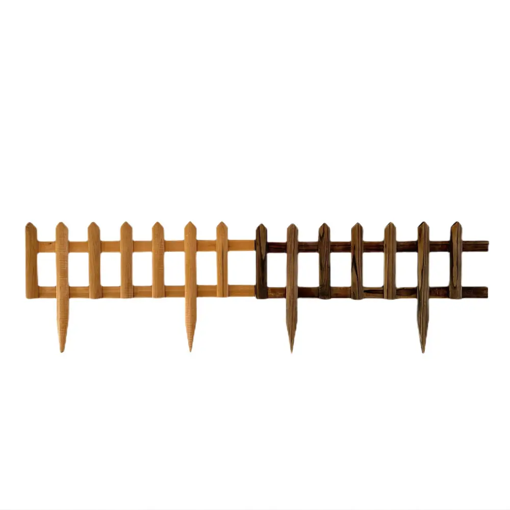 Factory direct supply garden insert fence panels wooden garden palisade picket fencing