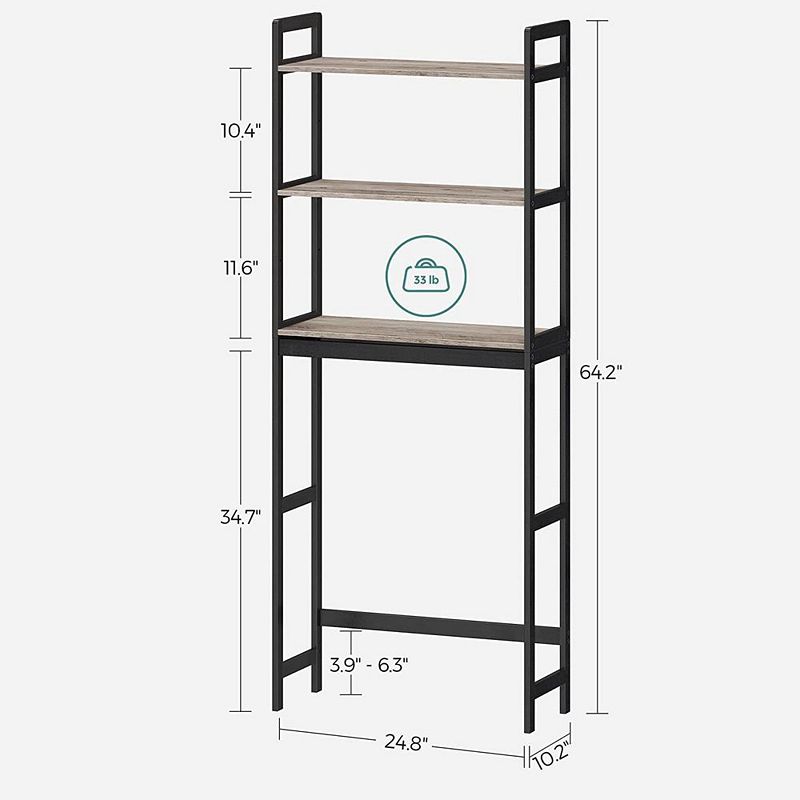 BreeBe Over The Toilet Storage Organizer