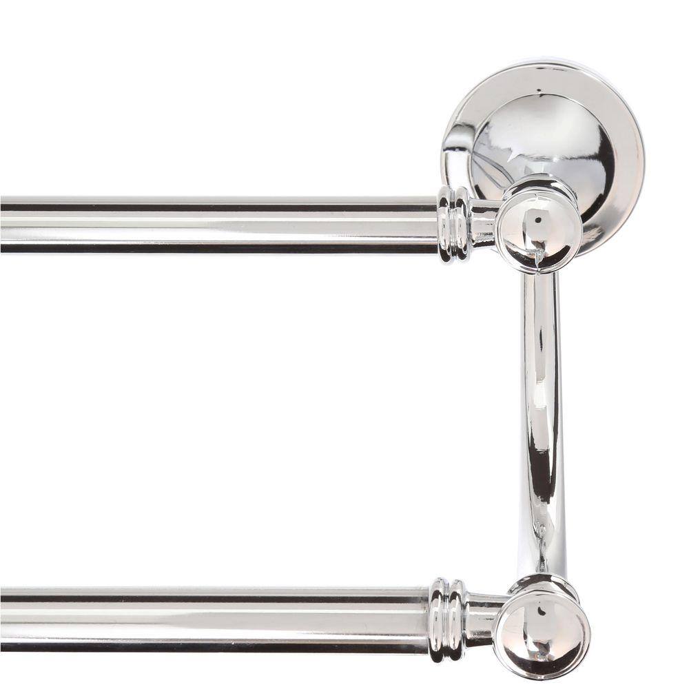 Delta Silverton 24 in. Double Towel Bar in Polished Chrome 132891