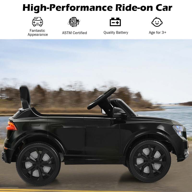 12V Licensed Audi Q8 Kids Ride On Car, Battery Powered 4 Wheeler Riding Toy Car with Remote Control