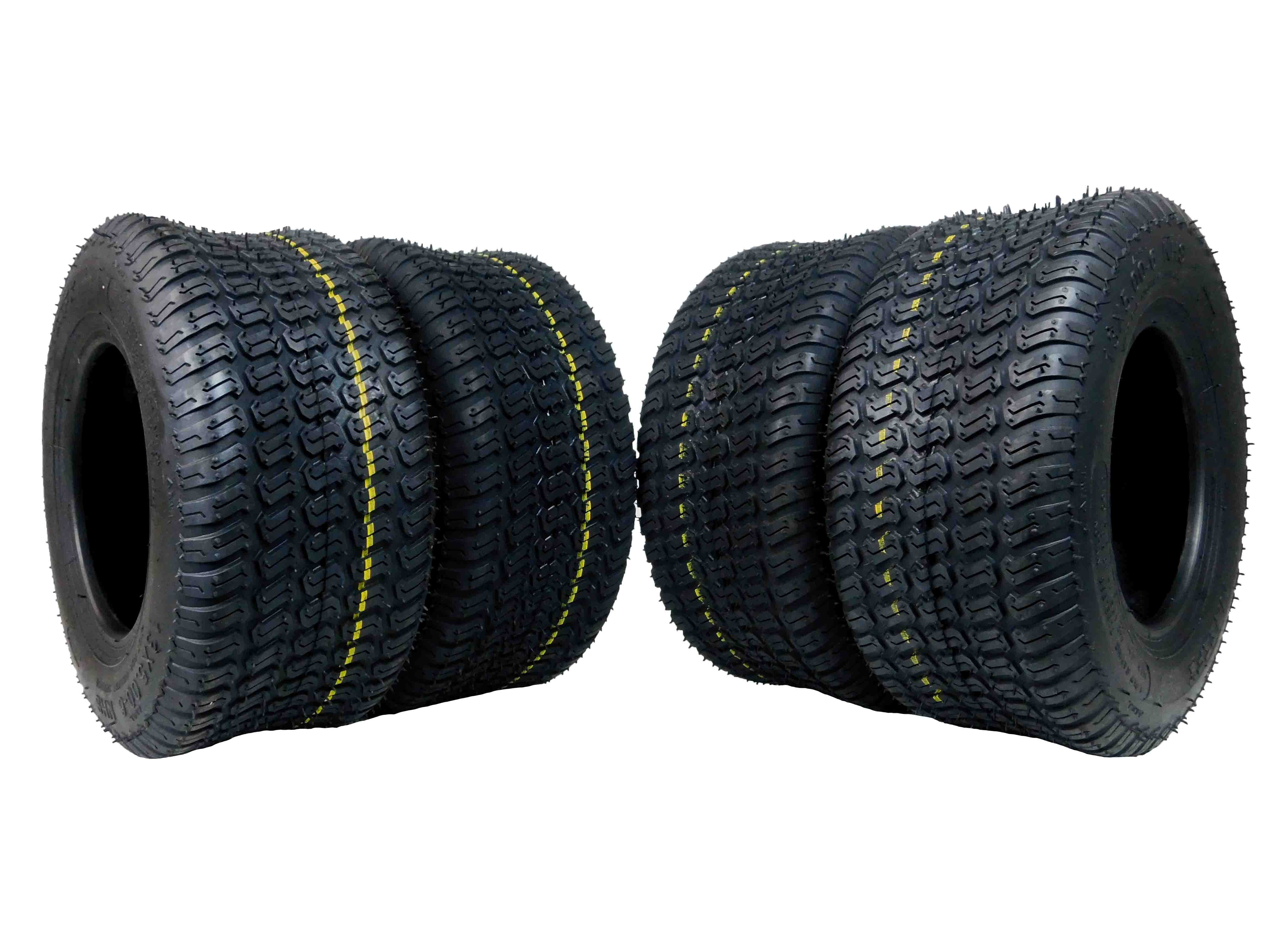 MASSFX 13x5-6 4 Ply Go-Kart， ATV， Mower， Lawn and Garden Tire 13x5x6 (Four Pack) MO1356x4