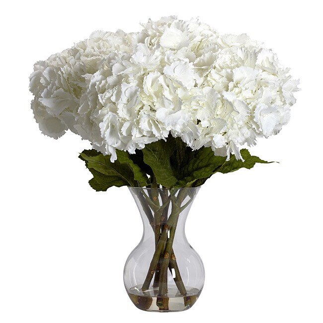 Large Hydrangea with Vase