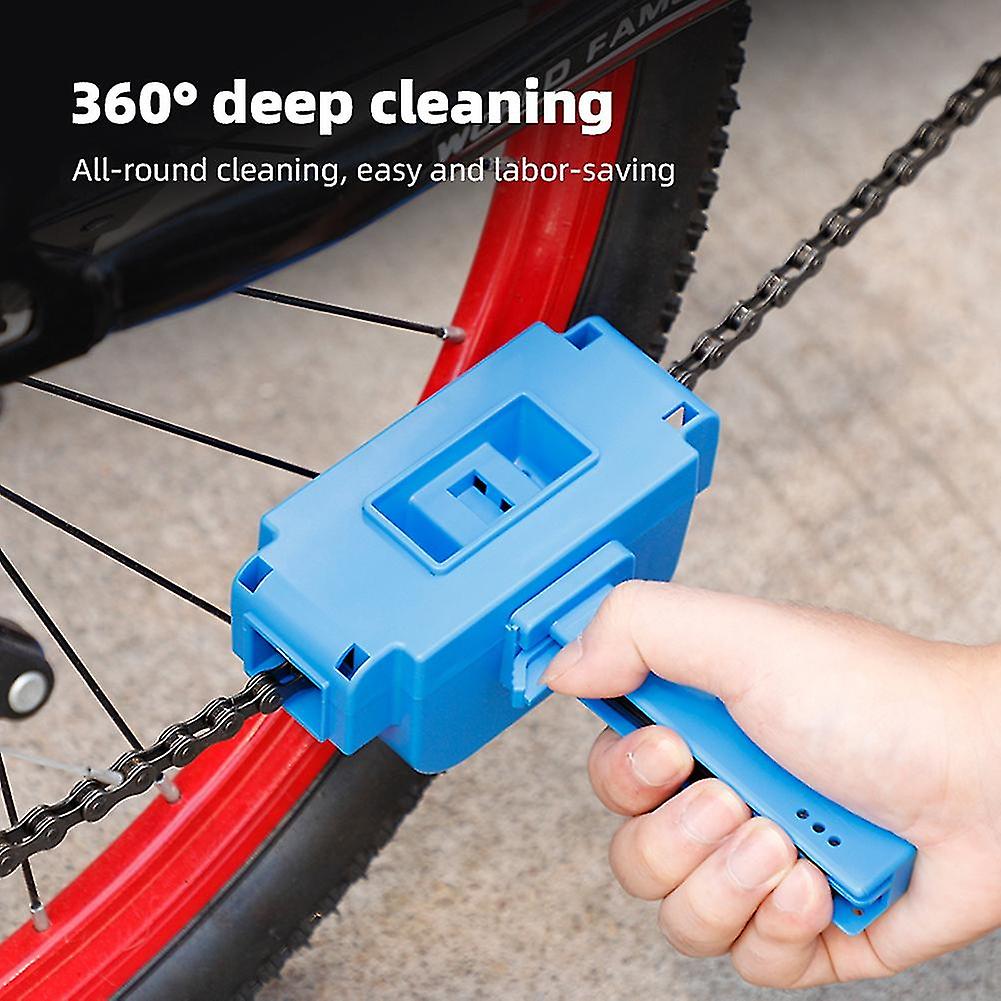 Chain Cleaner Cleaning Bicycle Chain Brush Wash Tool Set Bike Protection Oil Bike Chain For Mountai