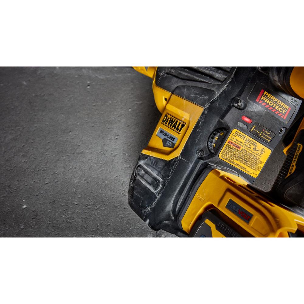 DEWALT 60V MAX Rotary Hammer SDS MAX Combination Kit 2 Brushless ;