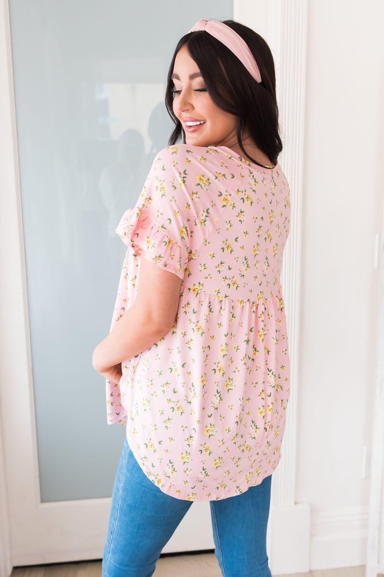 Sweet Blooms Babydoll Top