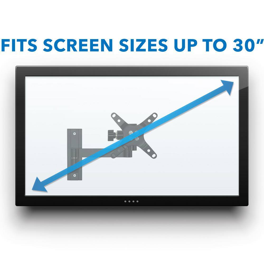 mount-it! Full Motion TV and Computer Monitor Wall Mount for 19 in. to 32 in. Screens MI-404