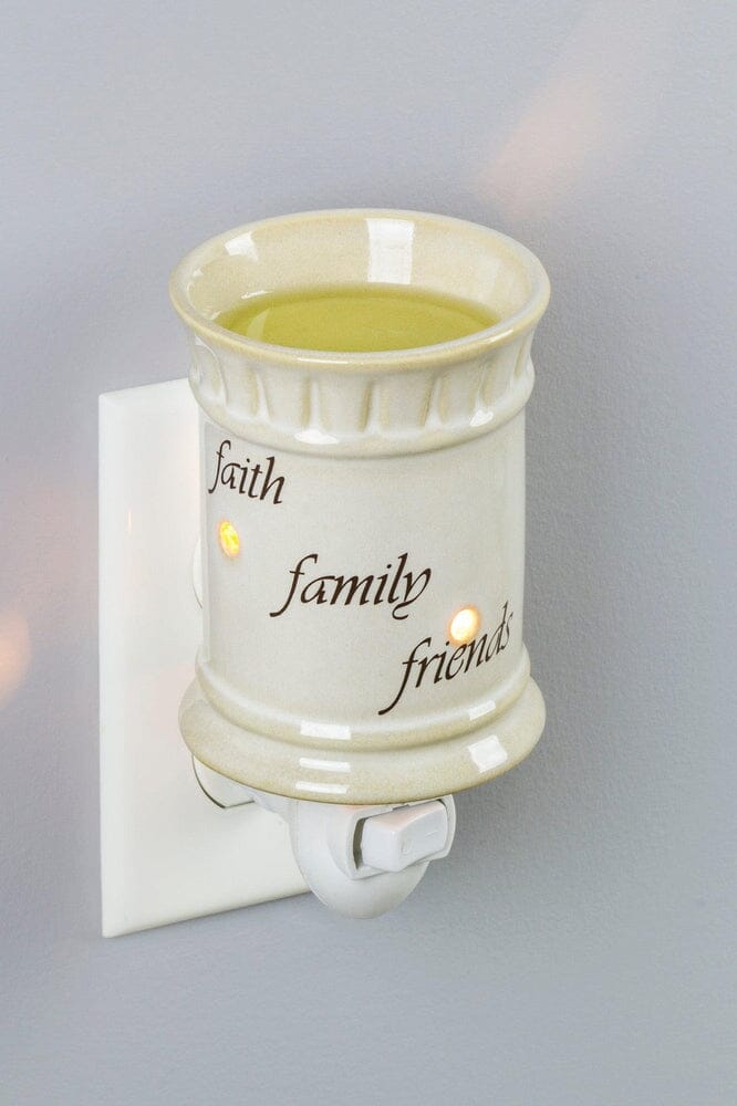 Plug-In Fragrance Wax Melt Warmer (Faith Family Friends)