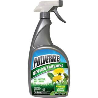 PULVERIZE Weed Killer for Lawns 32 oz. Ready-to-Use PW-U-032