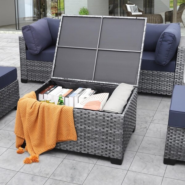 Outdoor PE Wicker Coffee Table