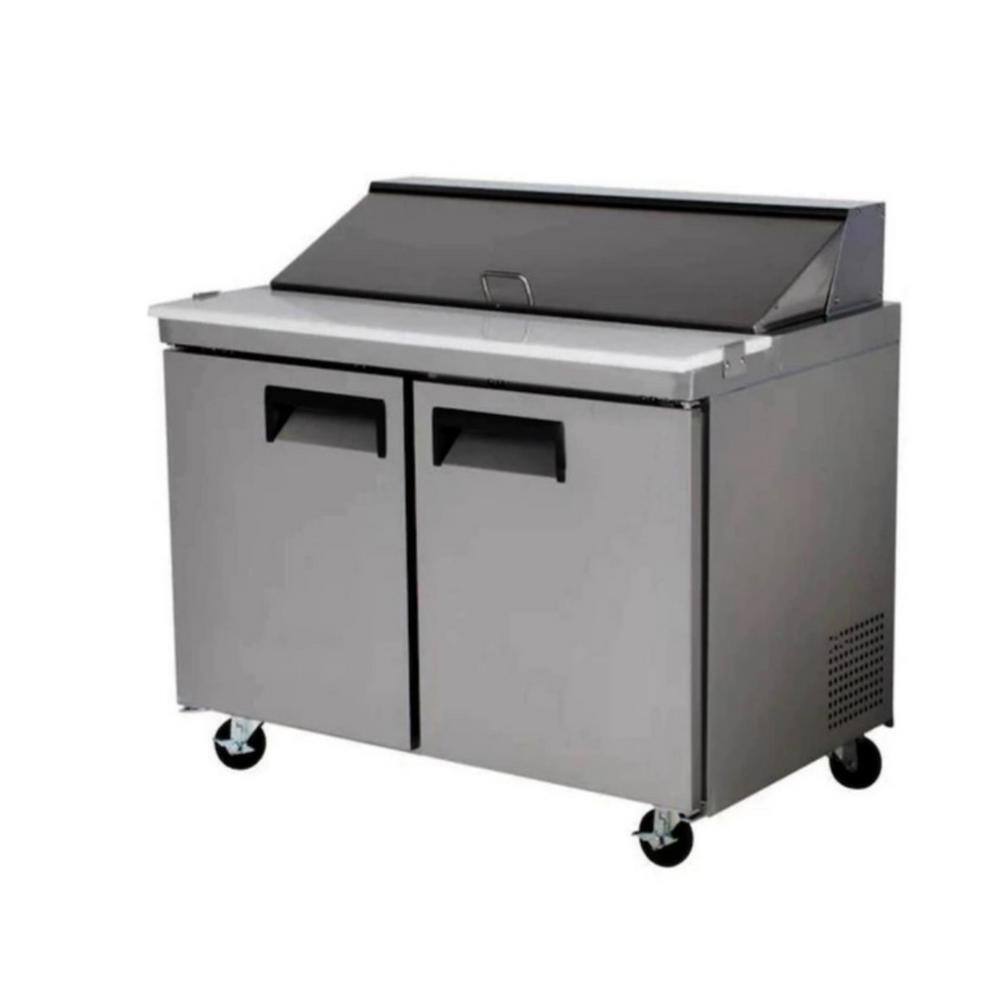 Cooler Depot 60 in. W 15 cu. ft. Commercial Food Prep Sandwich Table Refrigerator Cooler in Stainless Steel cd-xsp60