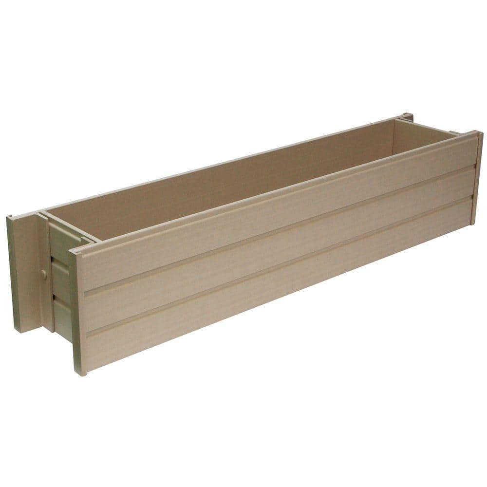 New Age Pet 7.5 in. x 30.3 in. Beige Composite Window Box EPWB103-R30