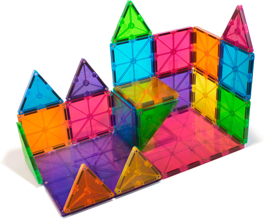 Magna-Tiles Clear Colors 32 Piece Set