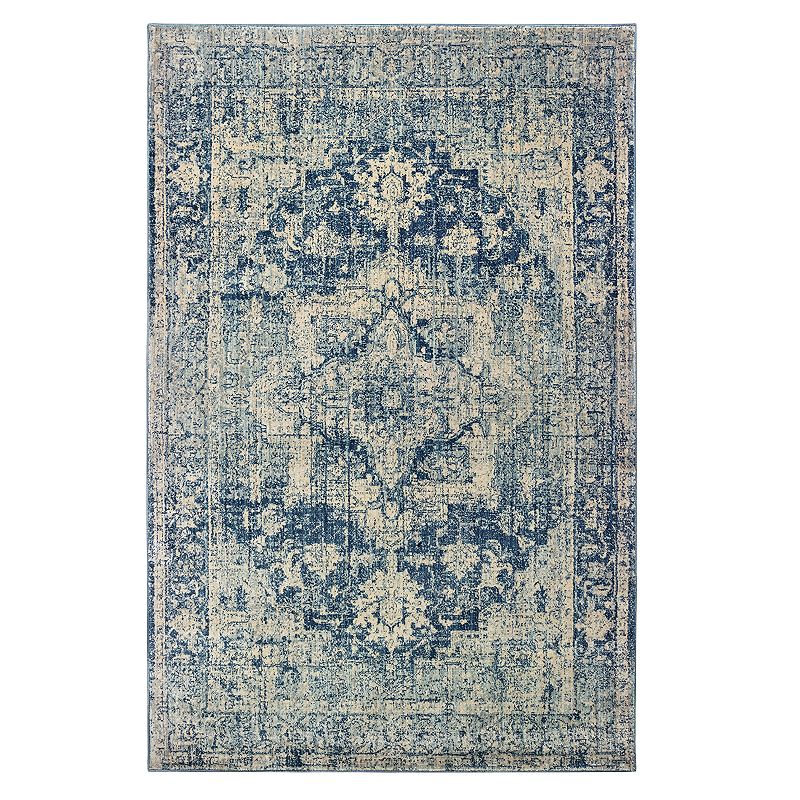 StyleHaven Perla Distressed Medallion Rug