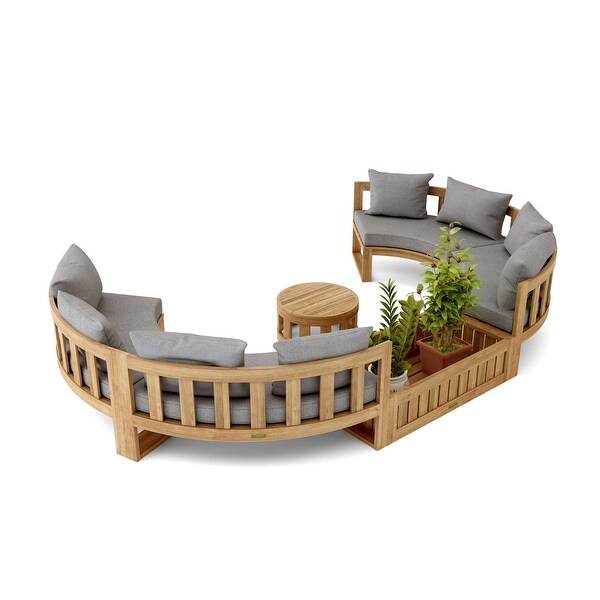 SET809 Circular Modular Deep Seating Set