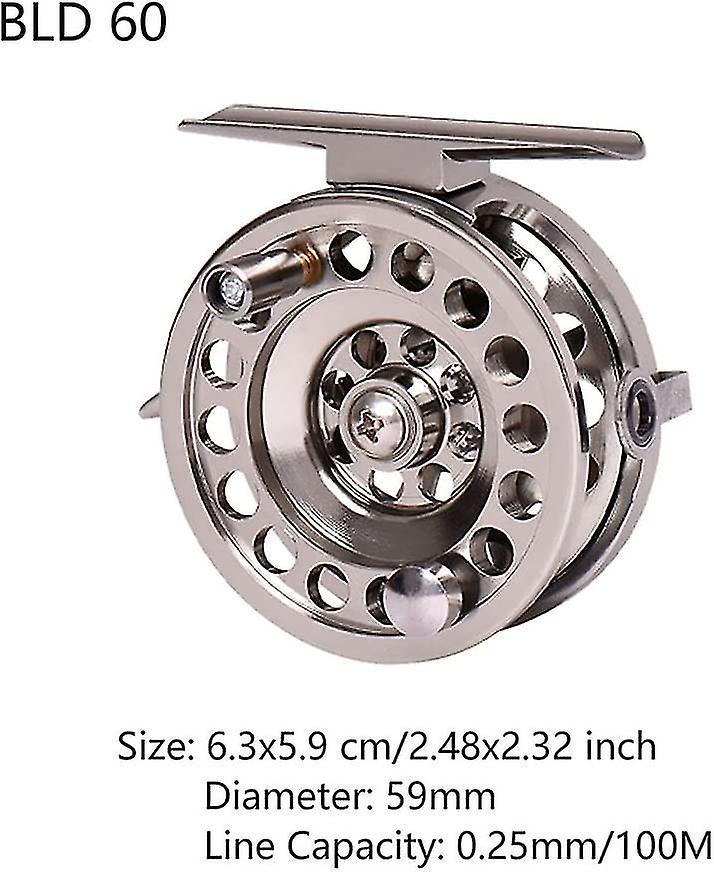 Fly Fishing Reels Lightweight Fly Reel Fishing Line Large Arbor Trout Flies With Diecast Aluminum