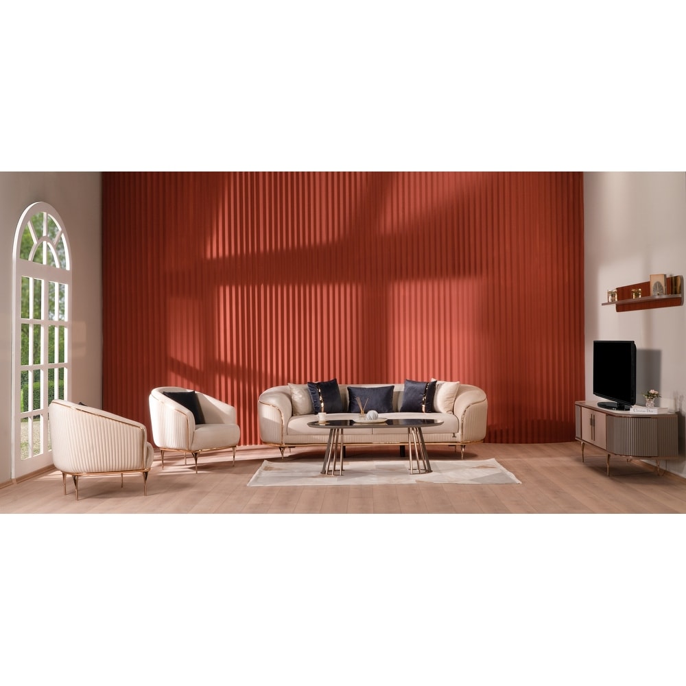 Pandora Two Sofa Two Chair Living Room Set