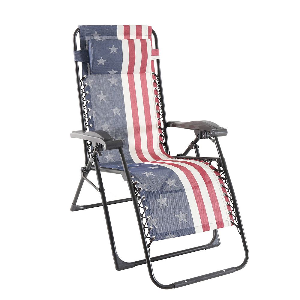 Sonoma Goods For Life? American Flag Anti-Gravity Patio Lounge Chair