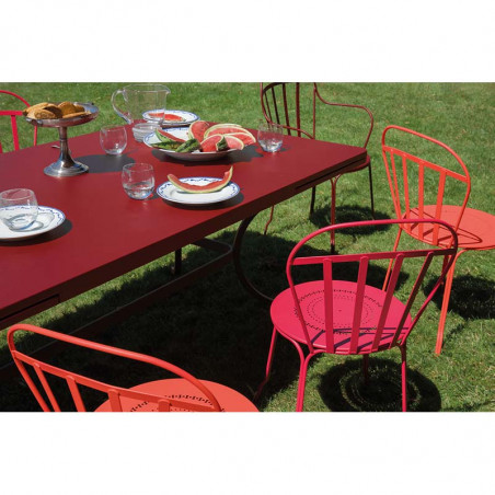 Table extensible FERMOB Romane， table de jardin rectangulaire 10-14 pers.