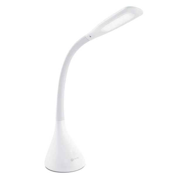 Creative Curves Desk Desk Lamp White includes Led Light Bulb Ottlite