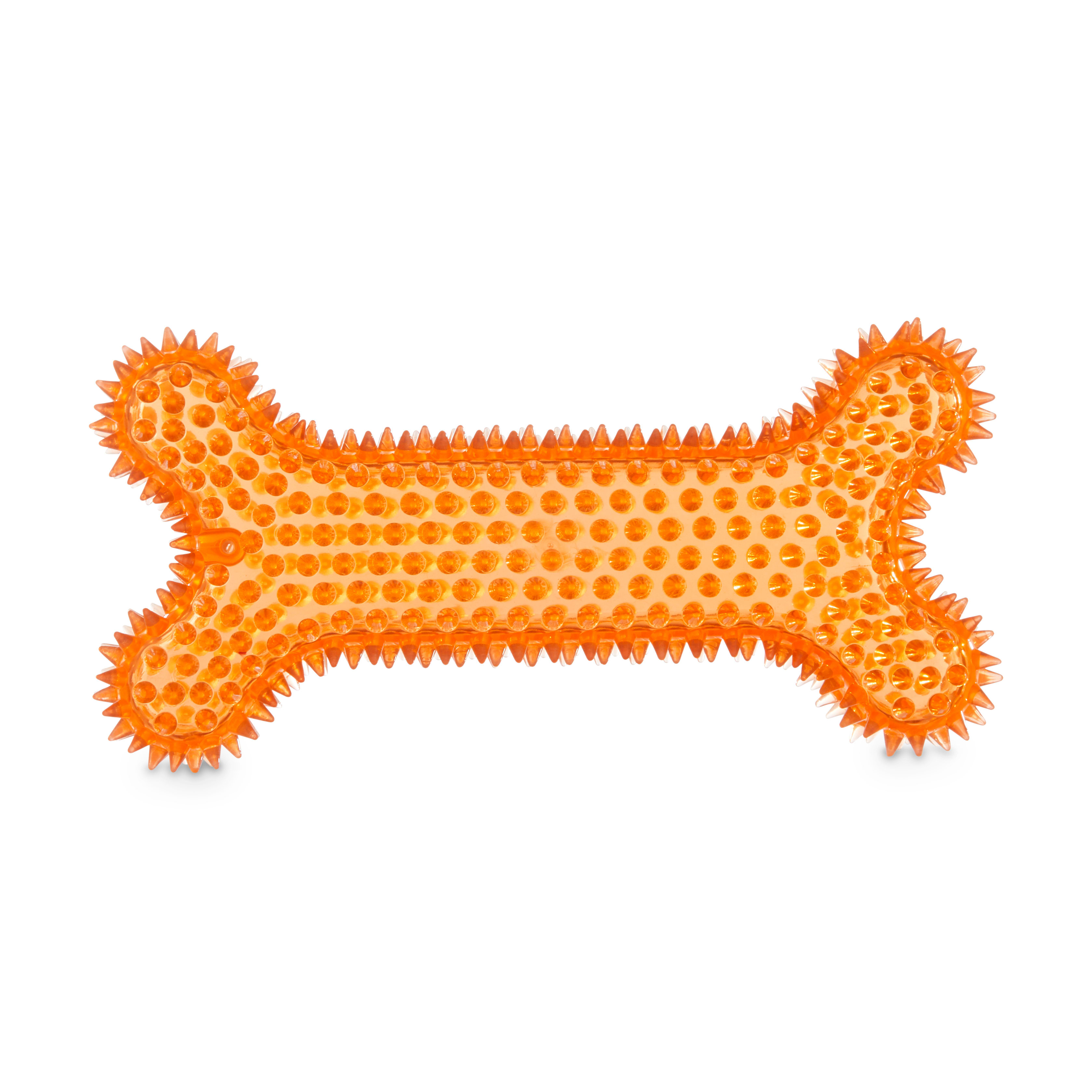 Leaps  Bounds Spiny Bone Dog Chew Toy in Various Styles， Medium