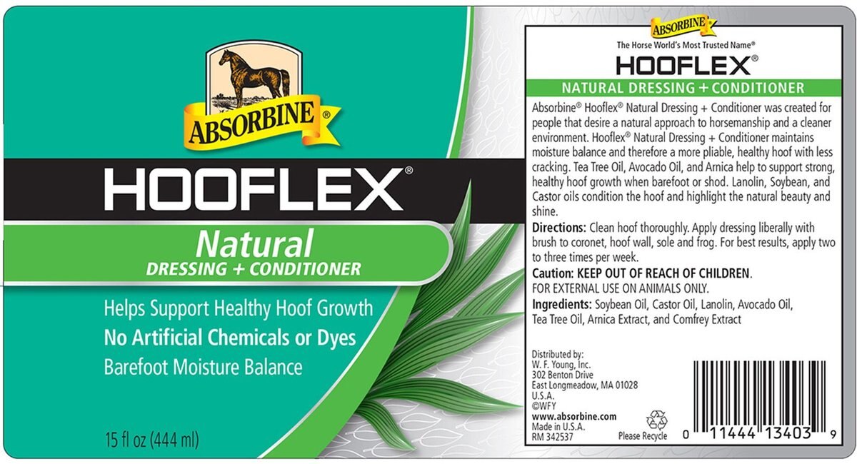 Absorbine Hooflex Natural Horse Hoof Care Dressing and Conditioner