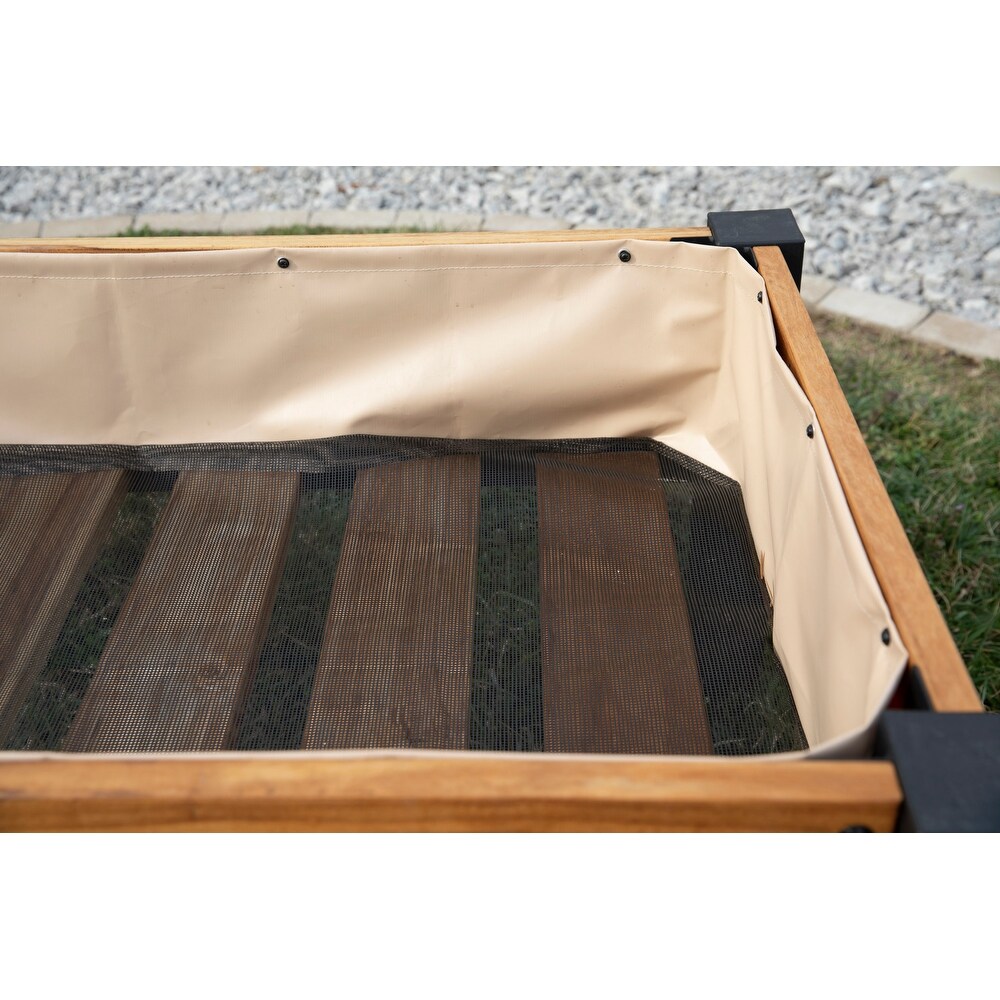 Backyard Discovery Raised Teak Planter